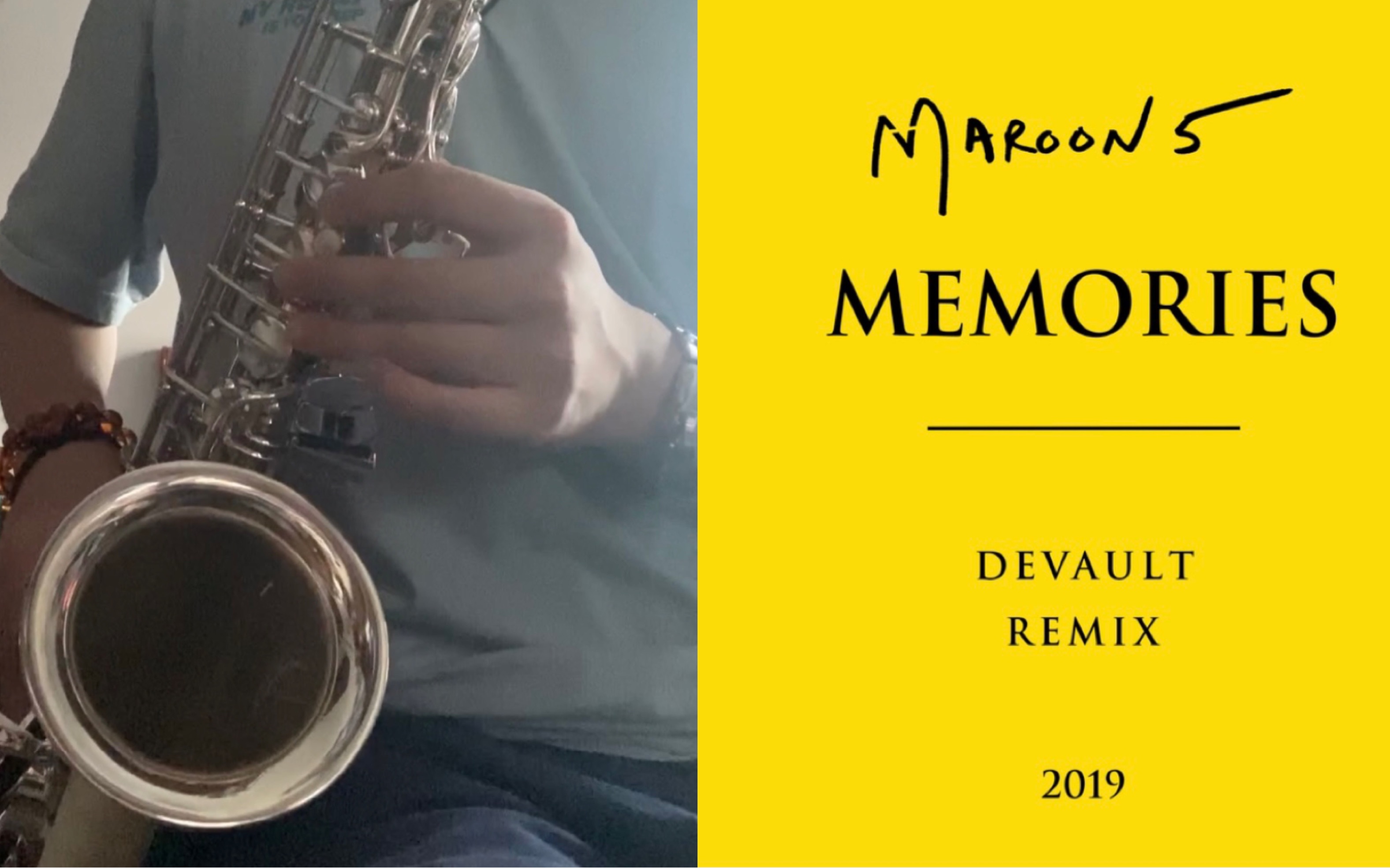 maroon5 魔力红《memories》萨克斯cover