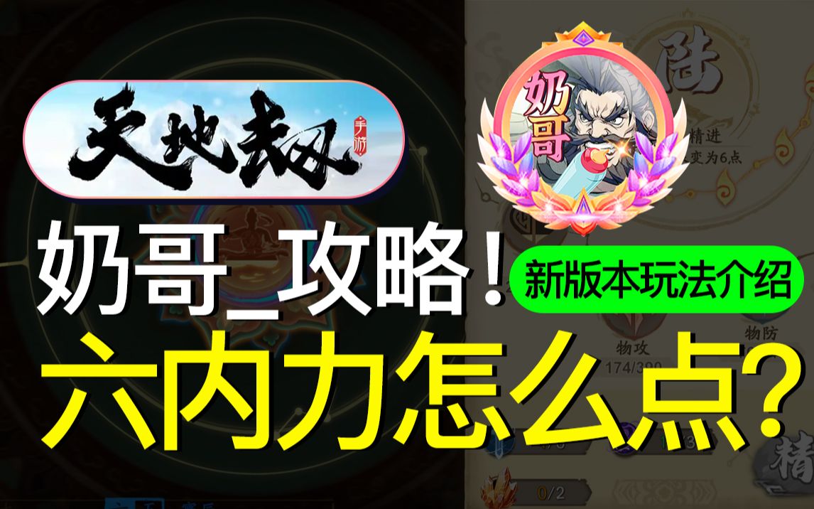 天地劫新版本玩法介绍6内力怎么点最好?内力精进化神绝学江湖磐沙堡、玄冥教、天玄门幽城再临奶哥手游攻略手机游戏热门视频