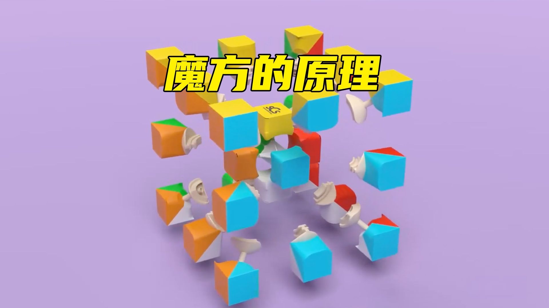 魔方的内部结构和工作原理,以及魔方的快速解法!