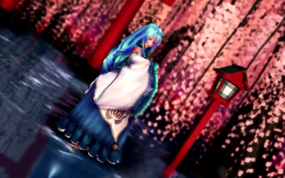 [图]【MMD】Miku和风换装 好圣洁！好高雅！梦与叶樱 Yume to Hazakura [TDA Models]