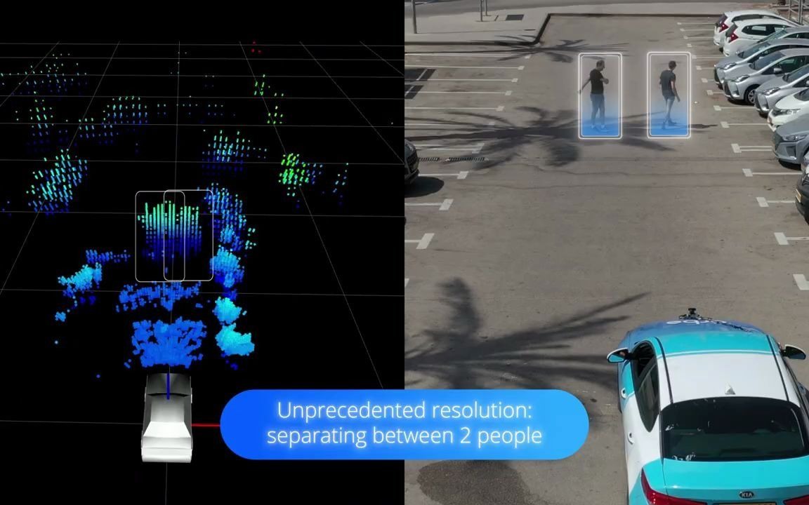 arbe 超高分辨率成像毫米波雷达 - 分辨率逼近激光雷达
