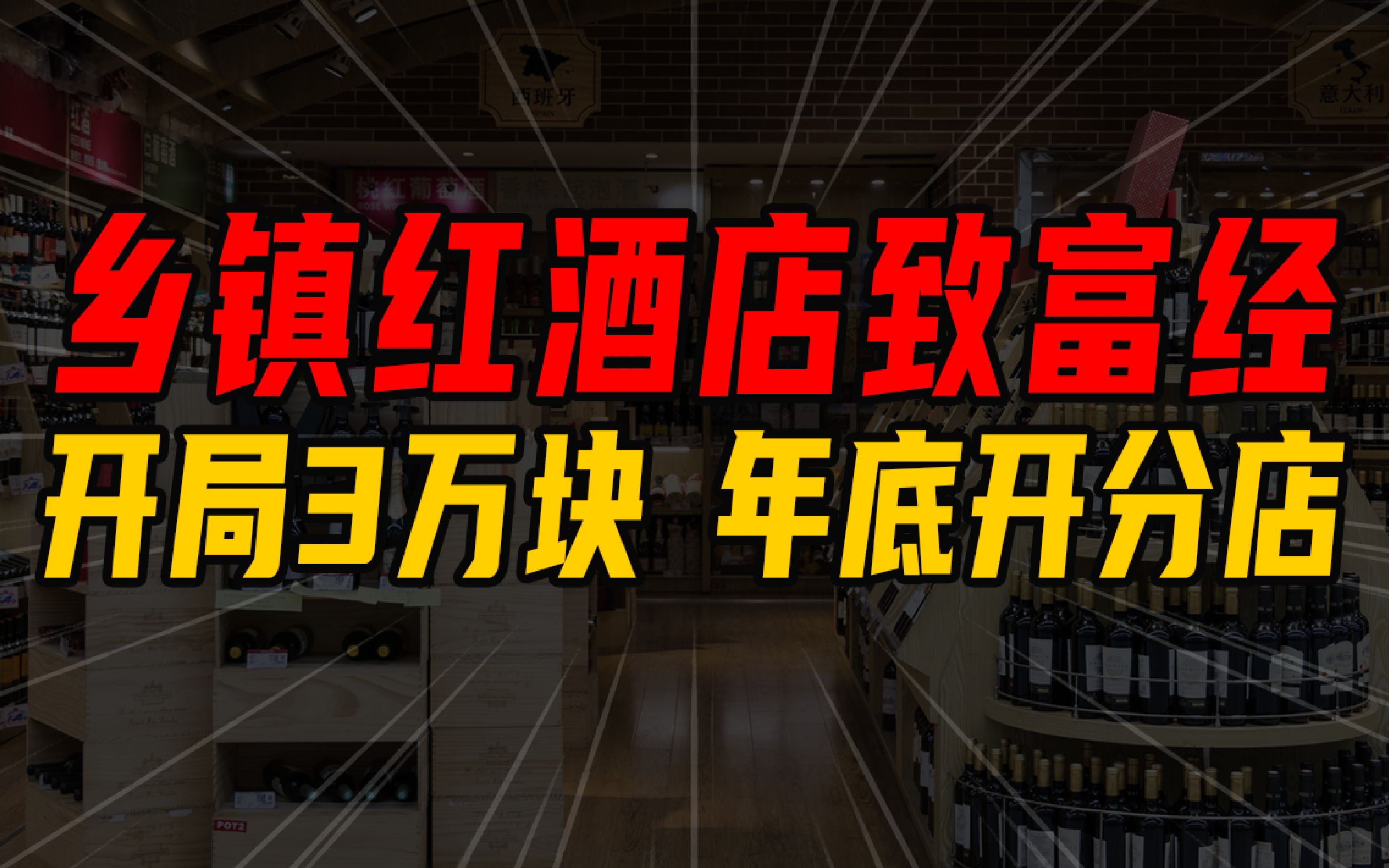 开在十八线乡镇上的进口红酒店能赚得到钱?【沈帅波】哔哩哔哩bilibili