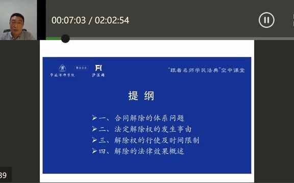 民法典的合同解除规则朱晓喆哔哩哔哩bilibili