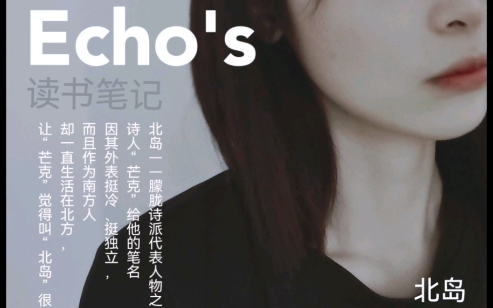 [图]Echo's读书笔记——北岛诗选