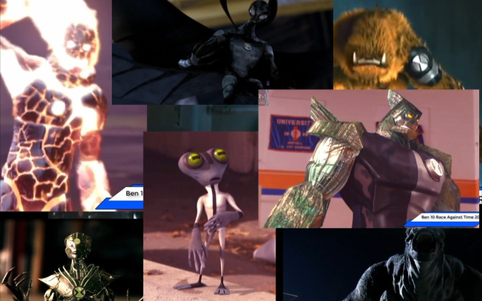 ben10真人电影中全部变身