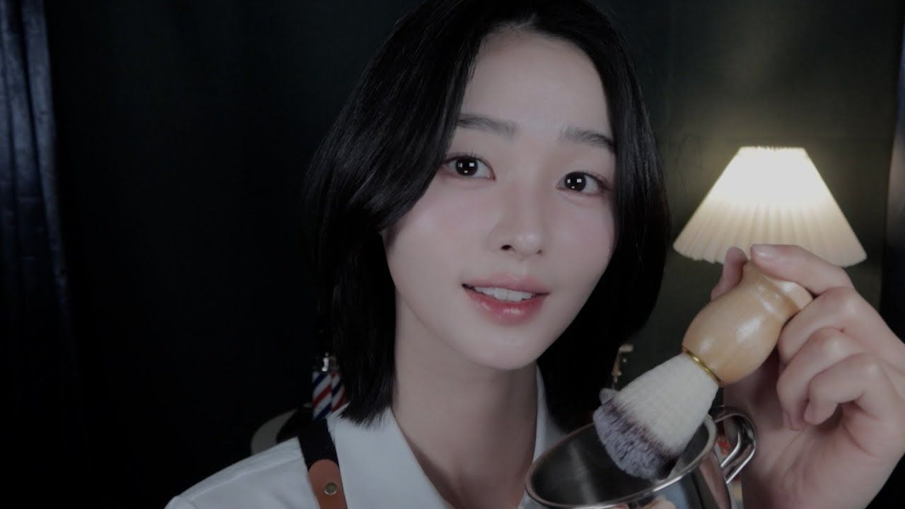 【asmr pobee】在昏昏欲睡的理发店舒舒服服地睡一觉,剪发 烫发 剃毛