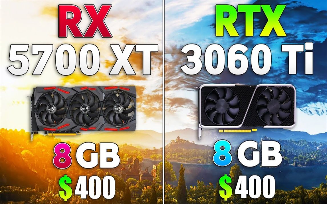rx5700xtvsrtx3060ti显卡游戏性能测试对比4k分辨率cpu为i910900k4k60