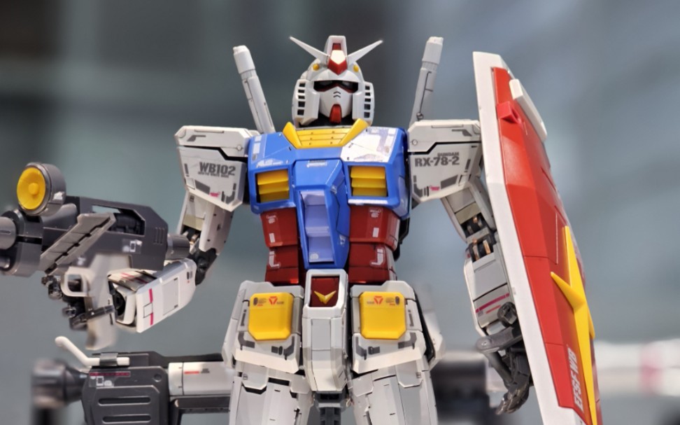 【素组分享】万代 mg rx-78-2 vet.3.0 2013出品初钢