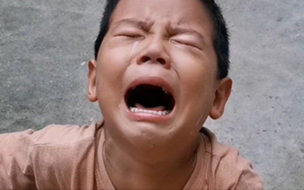 刚写好的作业被鸟屎砸中,男孩朝天大哭,网友:嘴别张那么大!