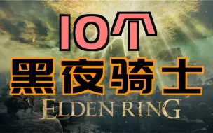 「艾尔登法环｜本体」10个“黑夜骑士”（战灰：连击、铁壁盾防、狩猎巨人、共享圣律、双吻毒蛾、猎犬步法、幻影共击，黑夜骑兵剑刃戟、黑夜骑兵连枷、黑夜骑士套装）