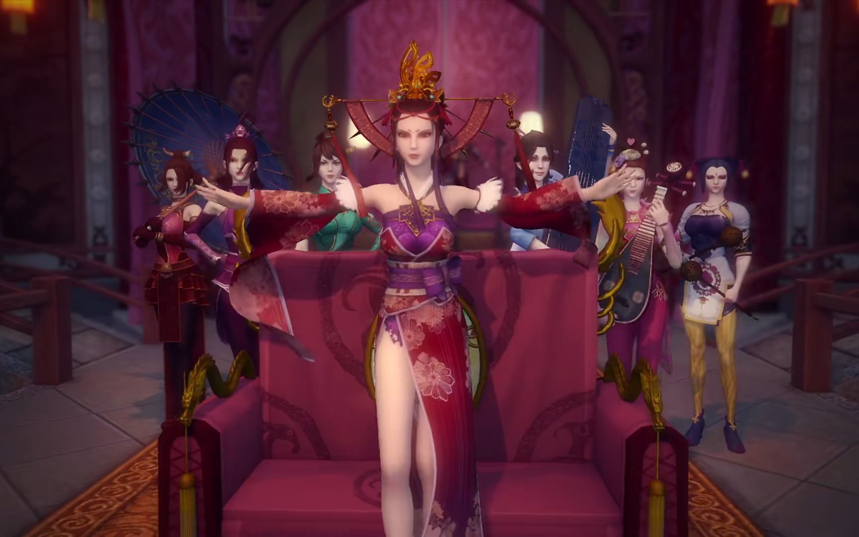 挑战建模国漫不良人里一眼万年的 女帝 她真的又美又飒