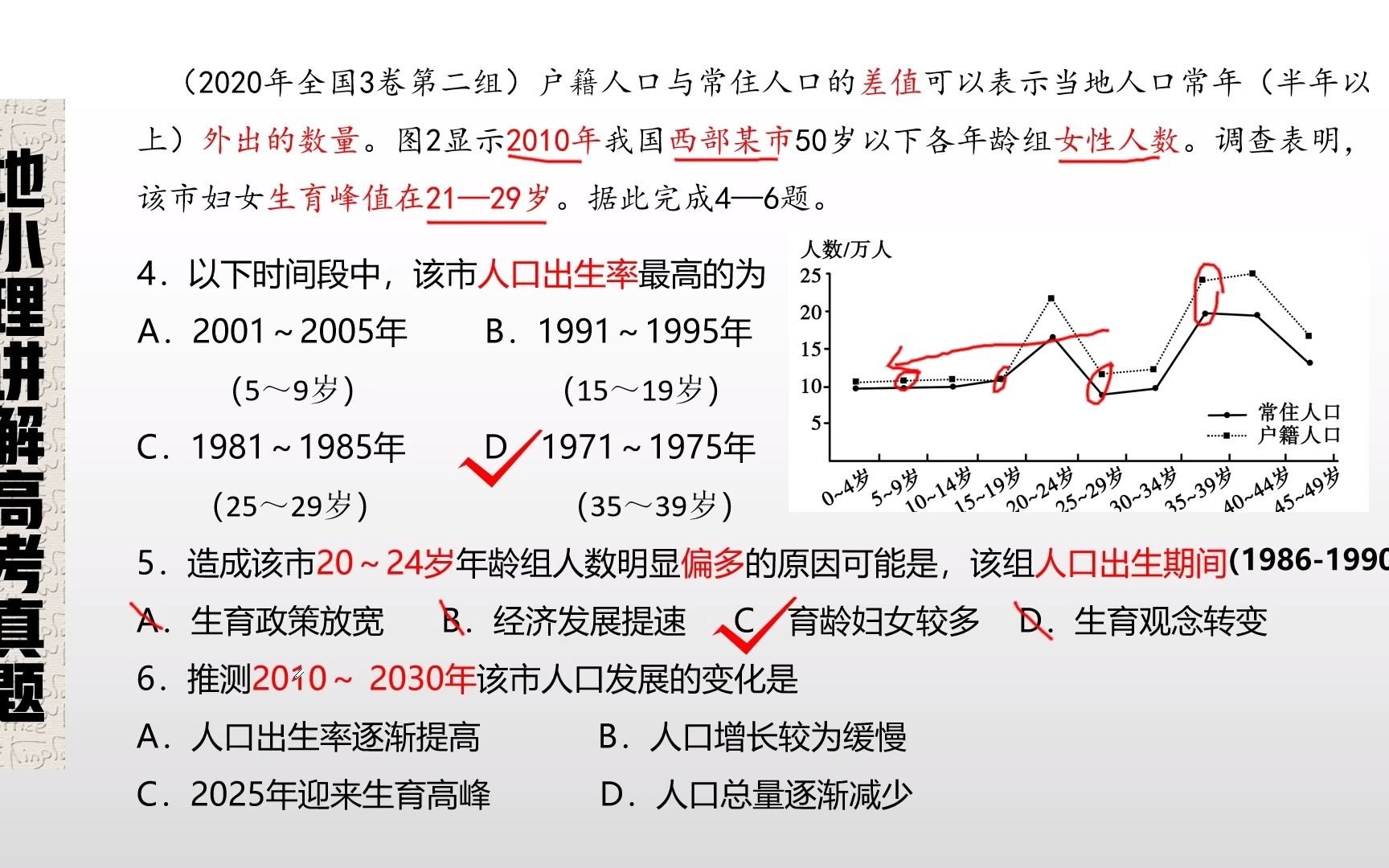 [图]高考地理选择题，90分实战秘籍