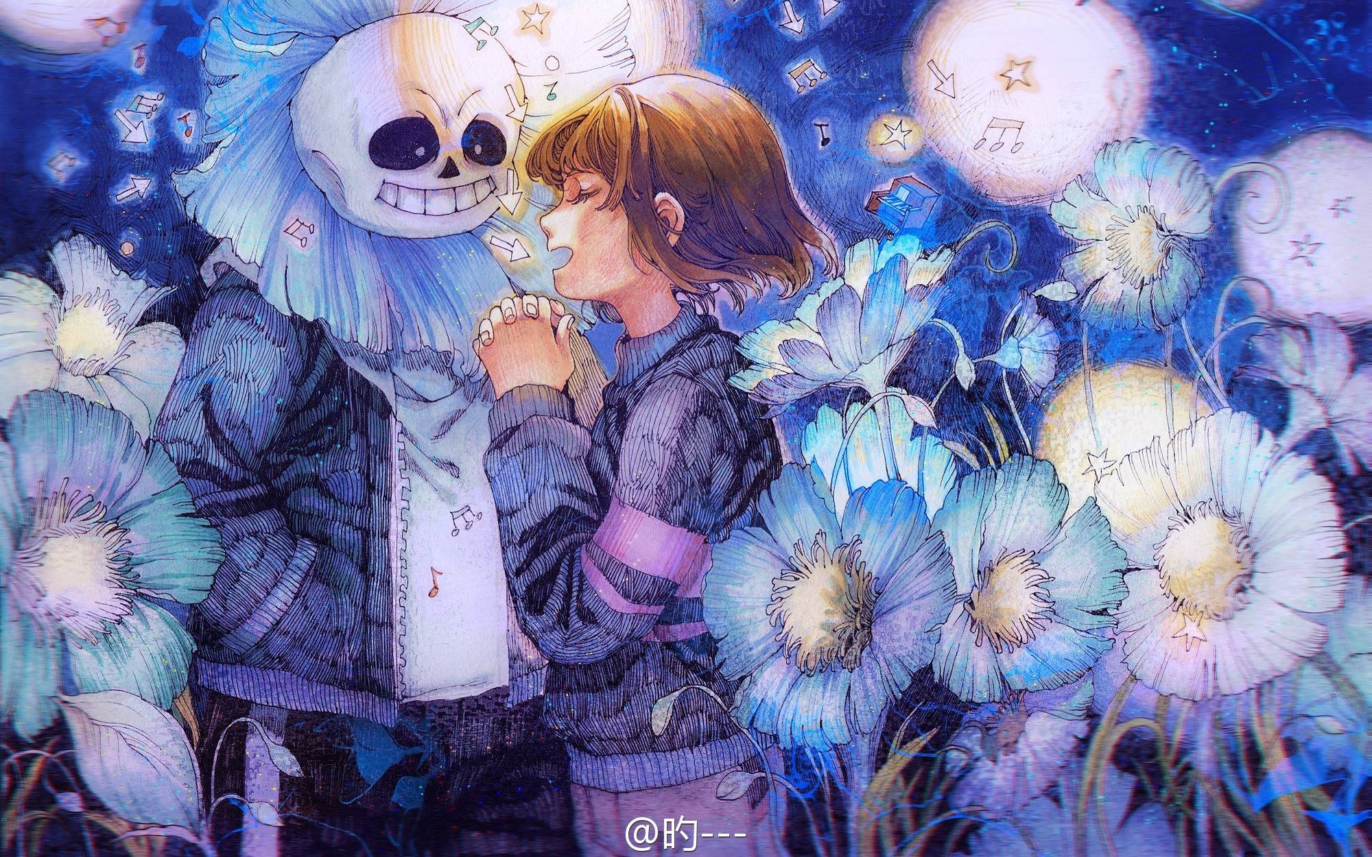 undertale之frisk与sans的初次约会