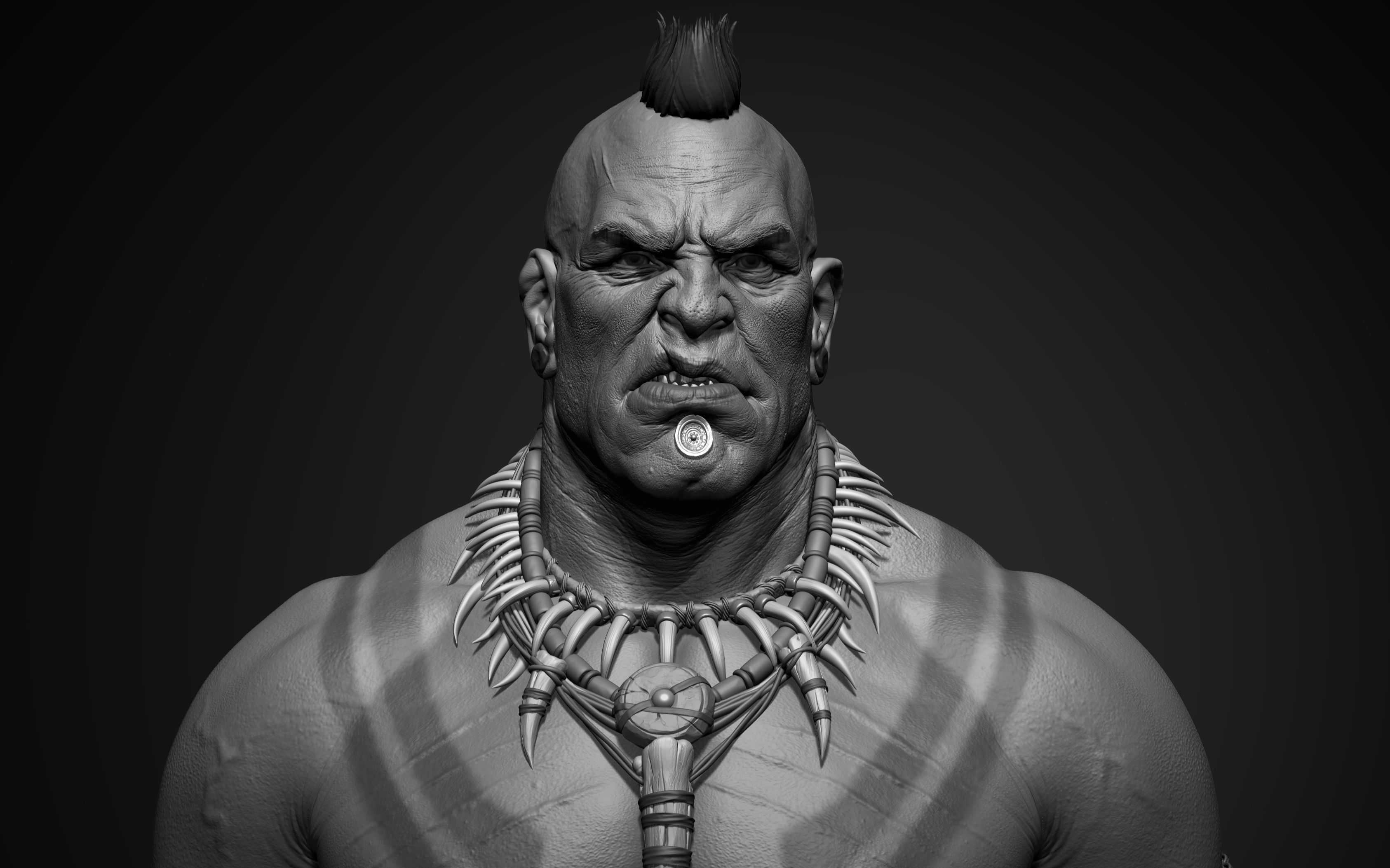 活动  zbrush新手教程:兽人高模3d手办雕刻-人物角色建模教程