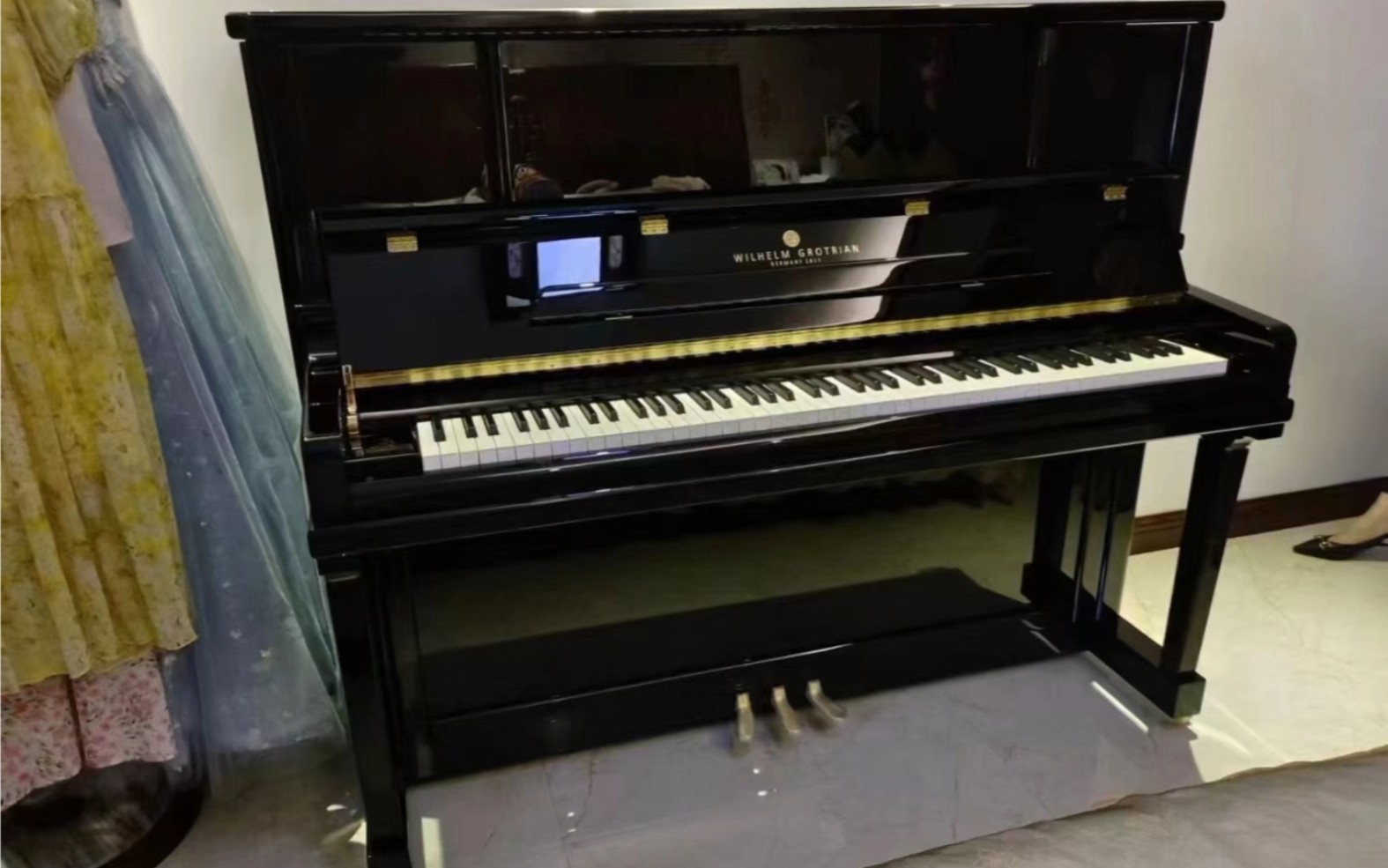 全球顶级品牌德国9990grotrian高天钢琴wg-32买家秀#莆田天音