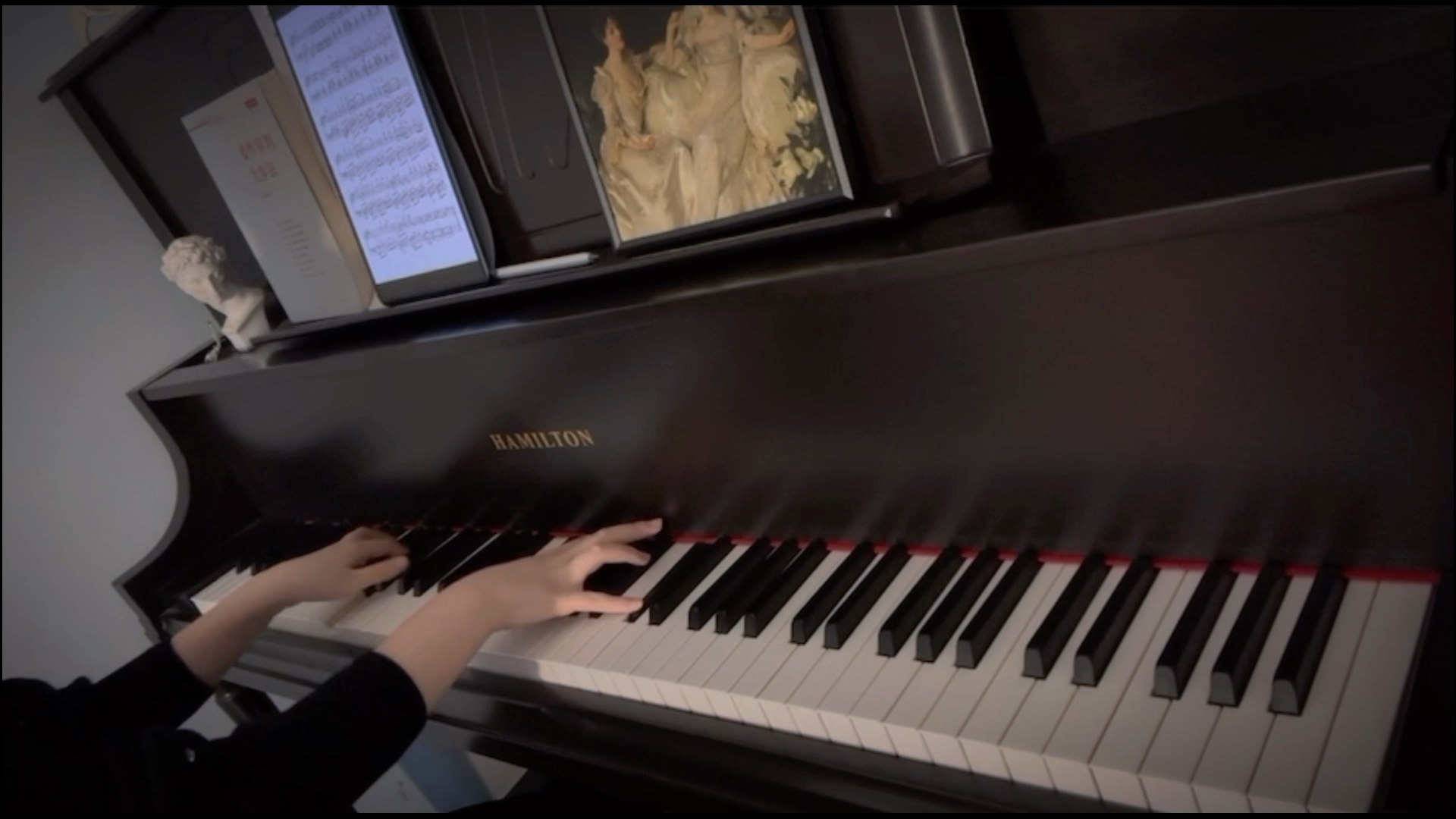 say yes to heaven钢琴弹唱.降调版.喜欢打雷.