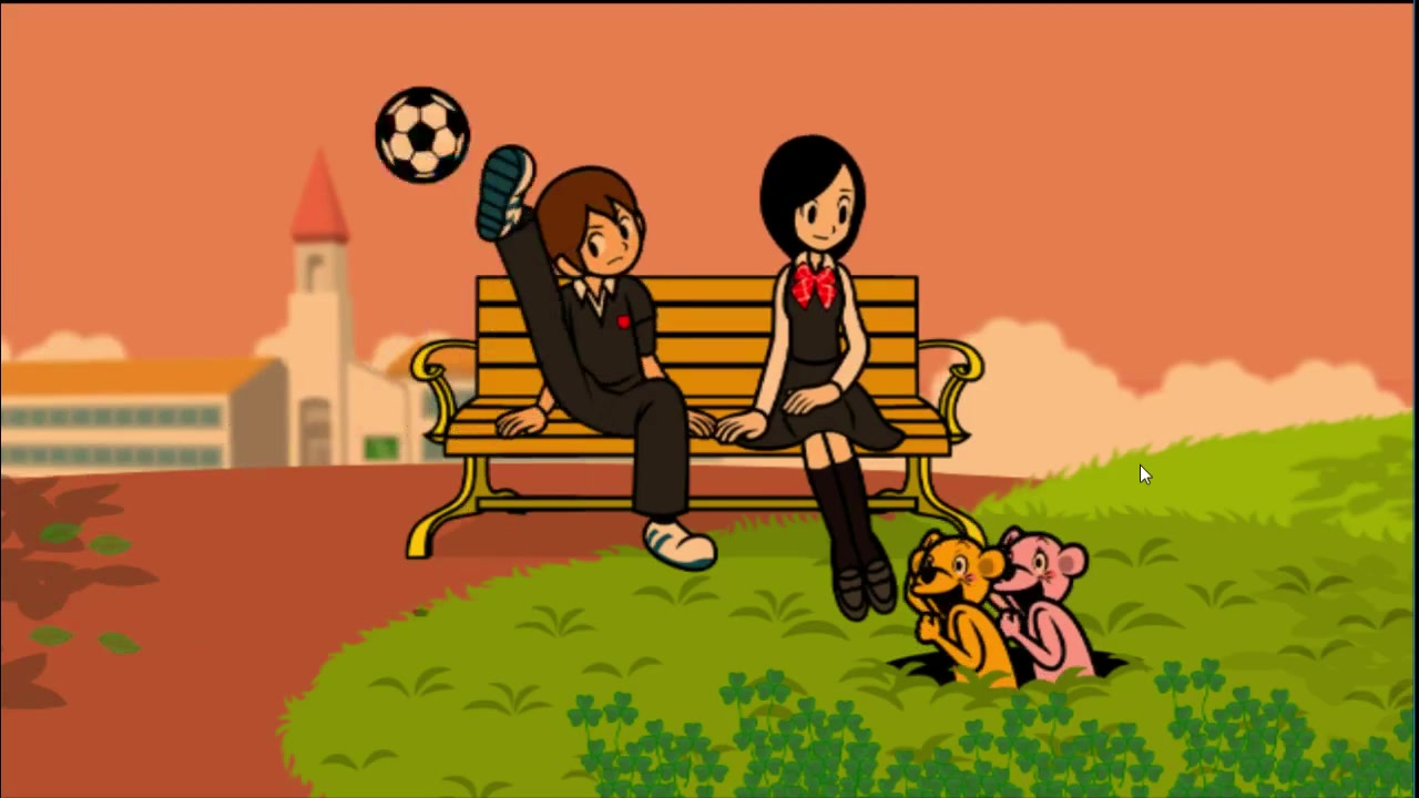 节奏天国:楚河声控男主角踢足球,为了与妹子约会_哔哩哔哩_bilibili