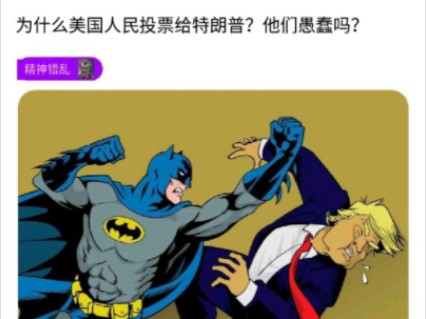 西方人:美国人是傻子吗?选懂王?哔哩哔哩bilibili