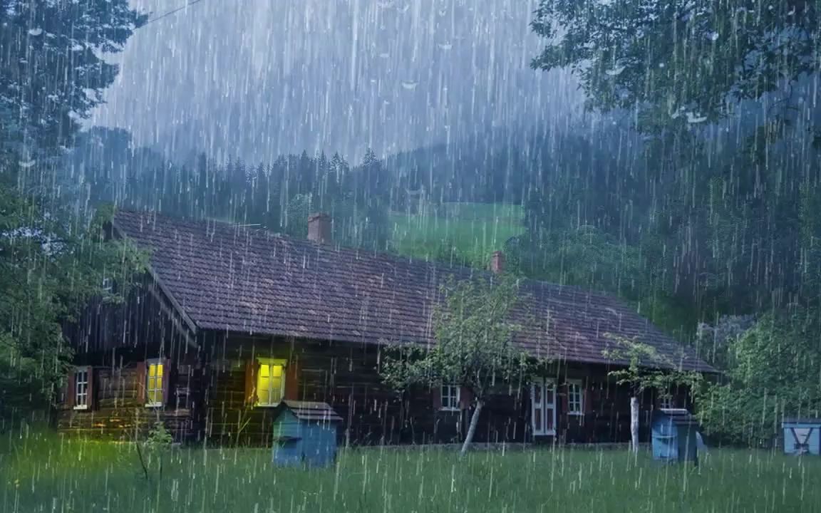 助眠的雨声与雷声