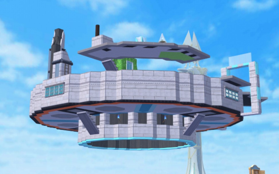 创造与魔法#12级家园:《科技浮岛》_创造与魔法