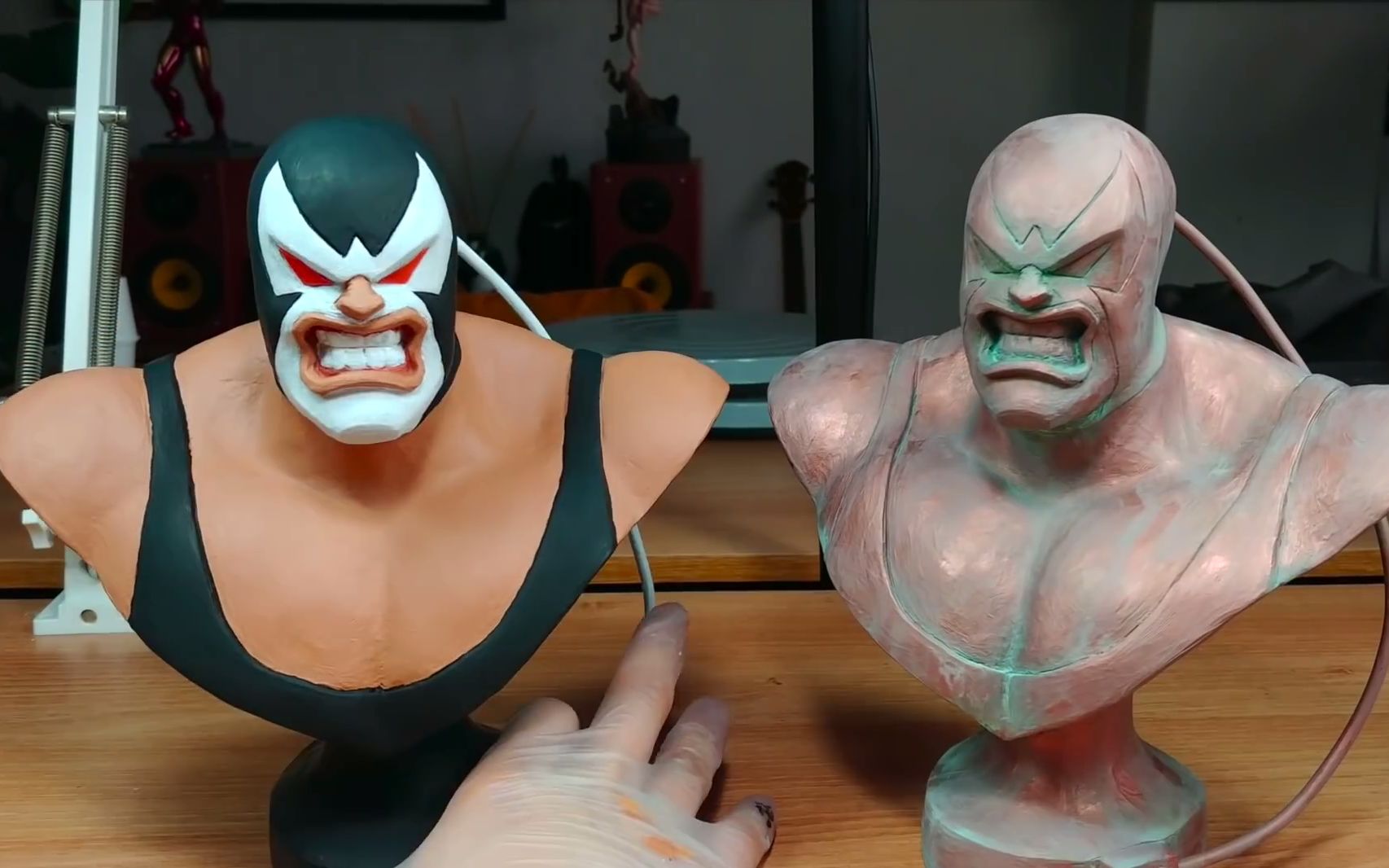 clayart67制作贝恩小雕像by蝙蝠侠tas