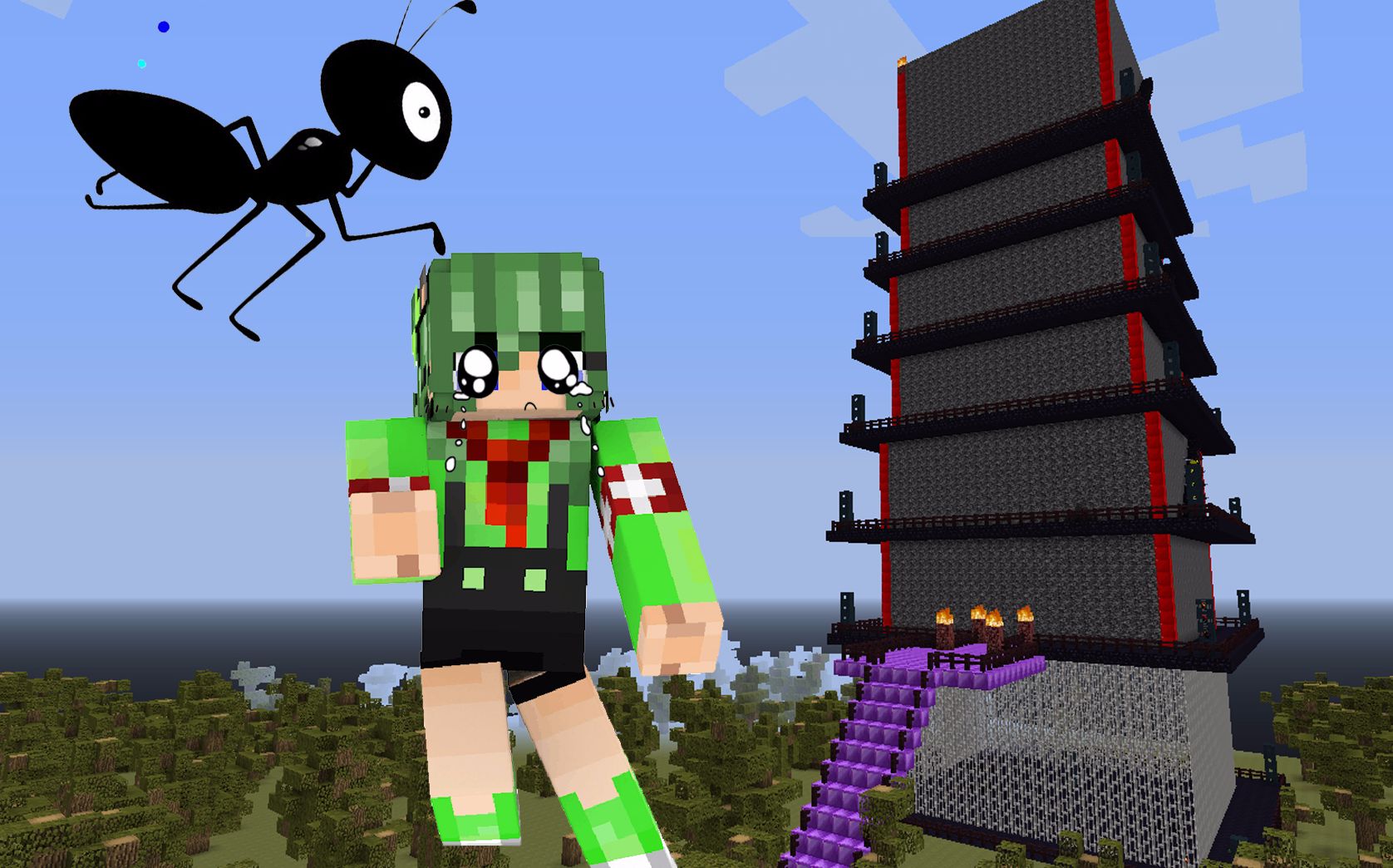 茶茶我的世界怪物大乱斗02误入蚂蚁世界