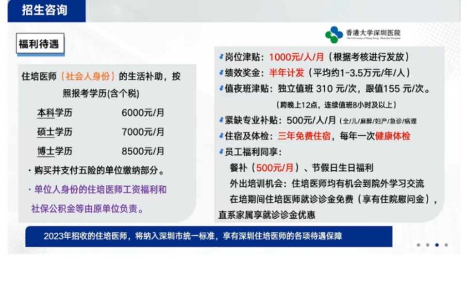 2023年深圳市住院医师规范化培训宣讲之香港大学深圳医院(20230323直播)哔哩哔哩bilibili