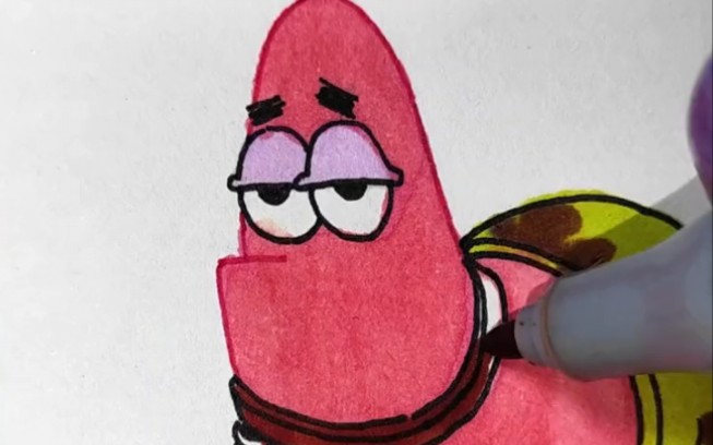 不完全沉浸式画黑面宝宝