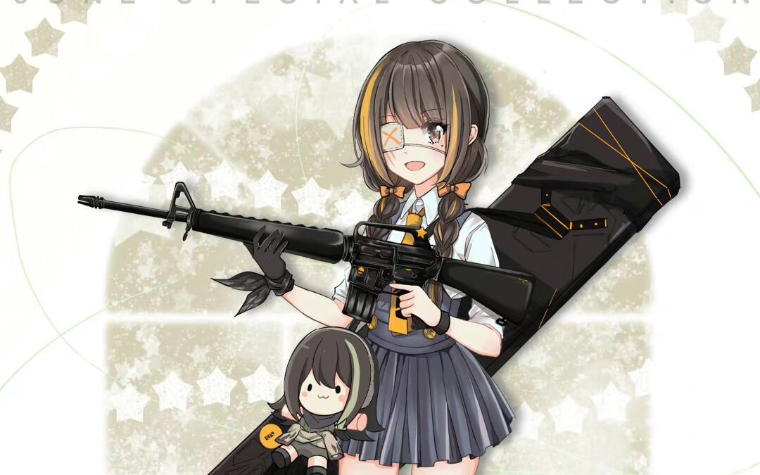 [图]【少女前线/自制live2d】M16A1课后特别篇！