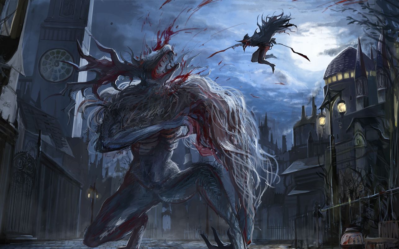 【血源诅咒】萌新技巧猎人狩猎boss集锦_哔哩哔哩