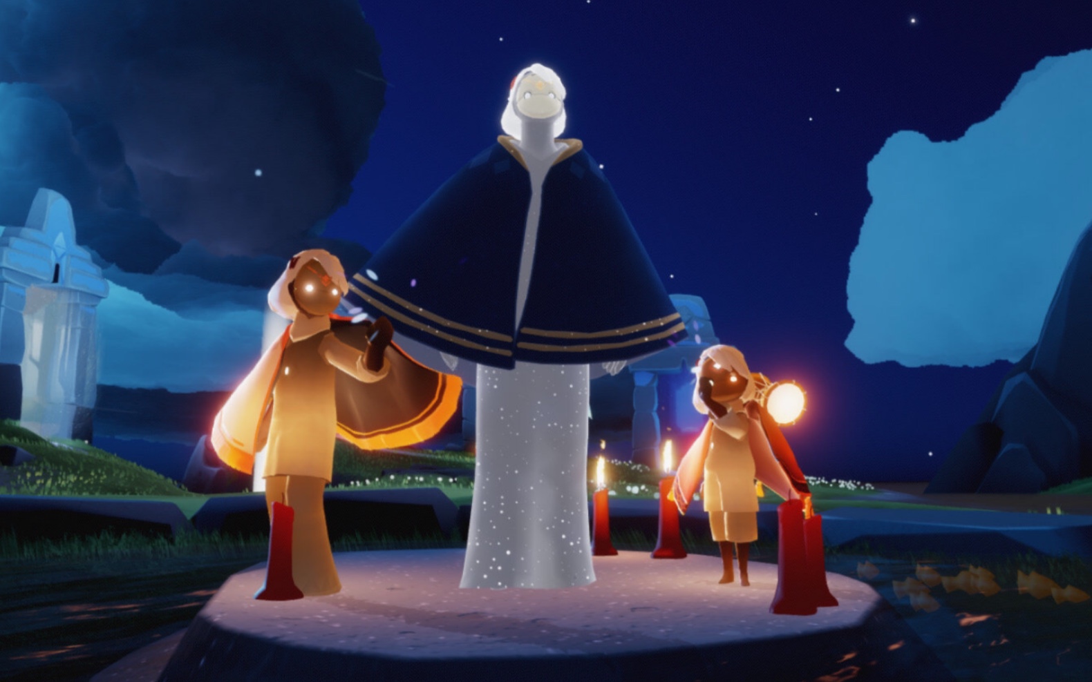 sky光遇827国服双平台iosandroid复刻先祖收集路线动作展示归属季红色