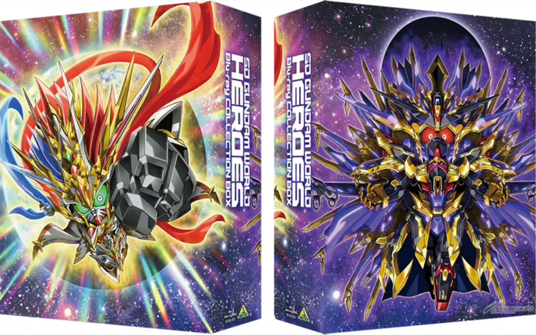 [碟片是哈罗的样子]sd高达 三国创杰传&群英传 bd&dvd碟片 本日发售特