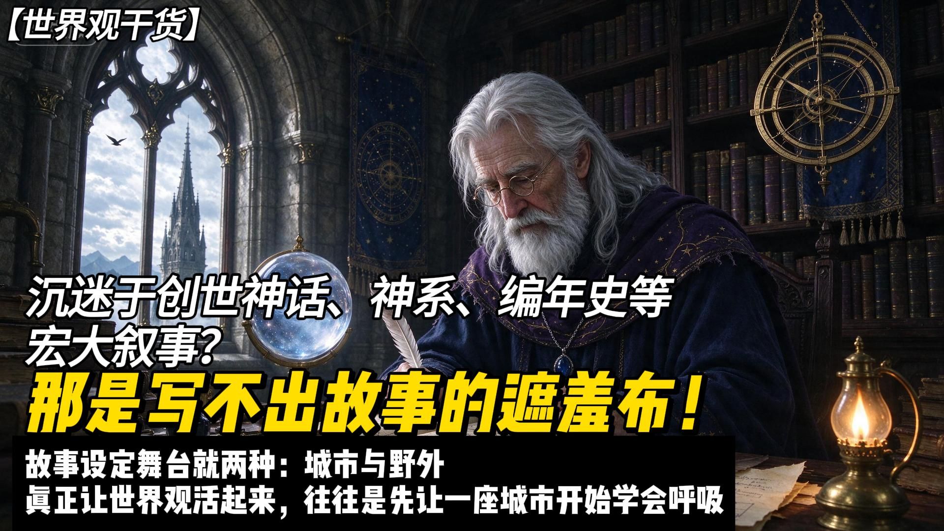 【世界观干货】为什么很多世界观做出来没有实感？是世界观中的城市不会呼吸