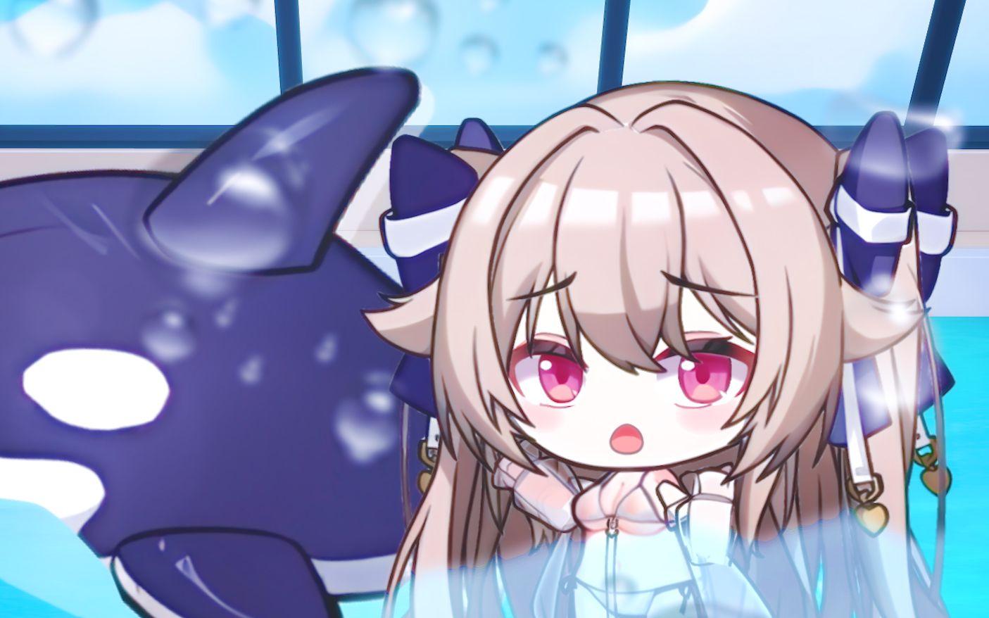 【碧蓝航线】只是本指挥官想教安宝游泳罢了-桐悠神道-碧蓝-哔哩哔哩