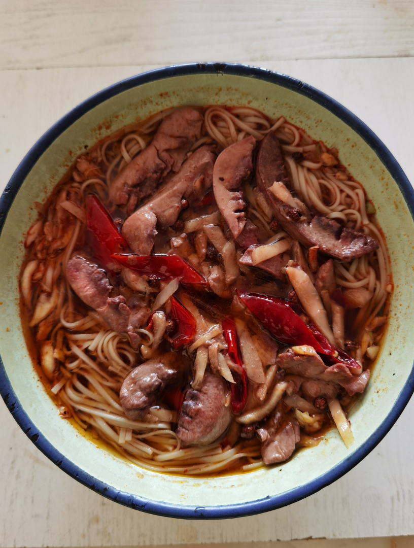 自制一碗爆炒腰花面