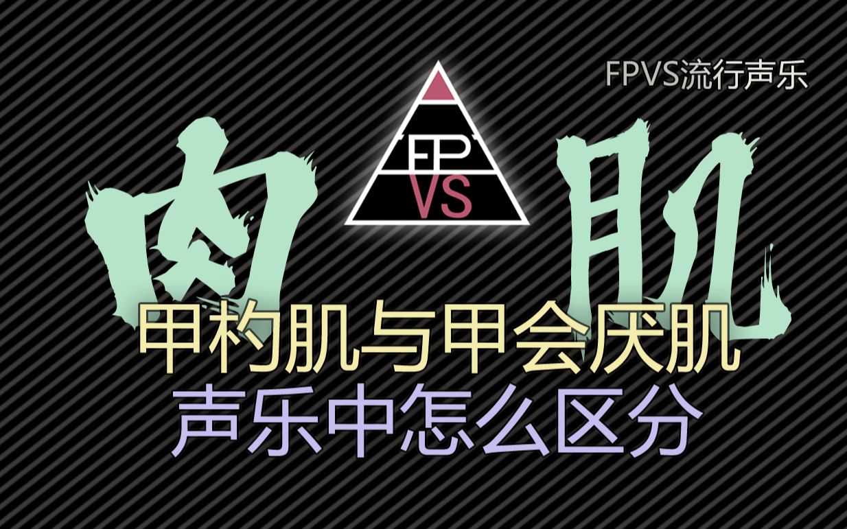 甲杓肌与甲会厌肌声乐中怎么区分