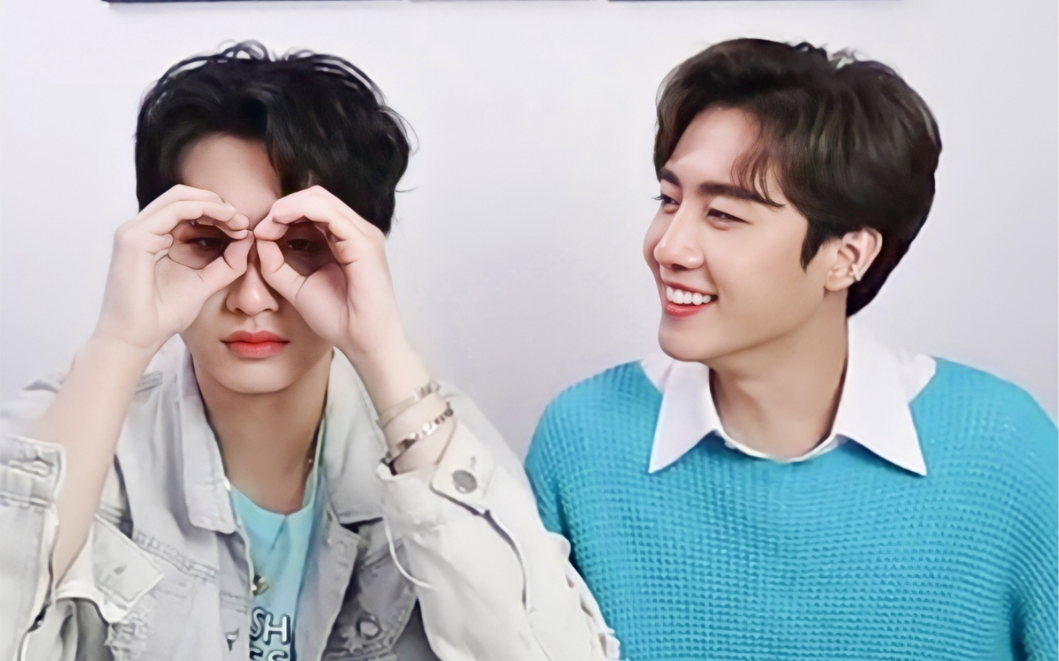 markgun甜橙夫夫  陈瑞书陈智霆太般配了叭