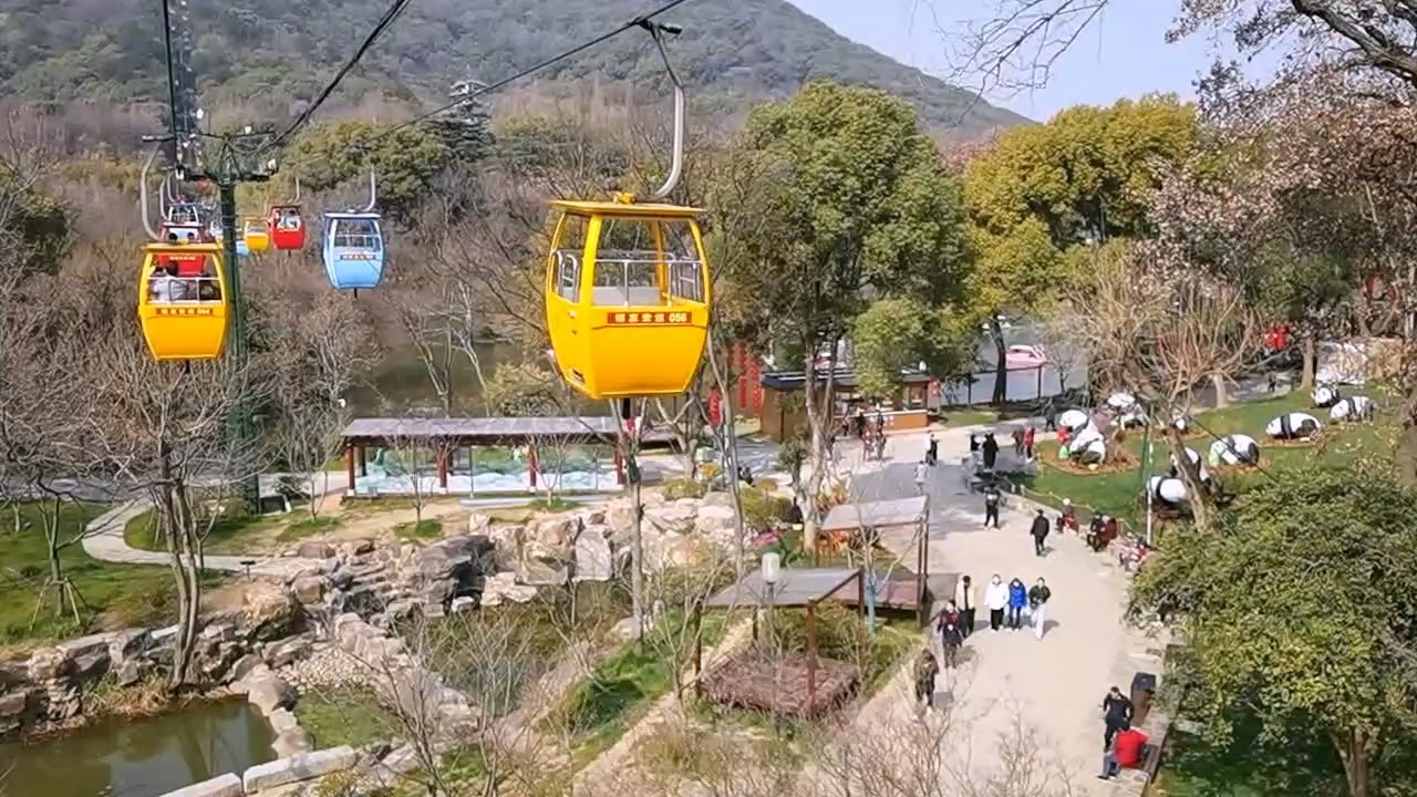 【前面展望】无锡惠山（锡惠索道--上行）