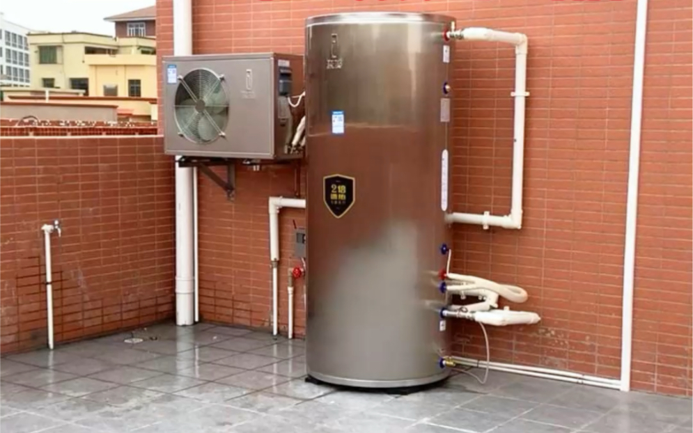家用500升空气能热水器安装过程有多细节?