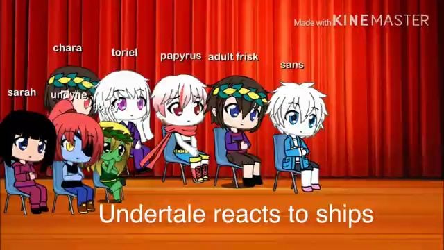 当ut角色们看到本子的反应