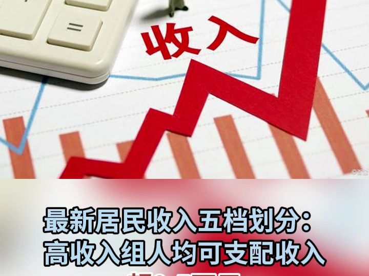 最新居民收入五档划分:高收入组人均可支配收入超9.5万元哔哩哔哩bilibili