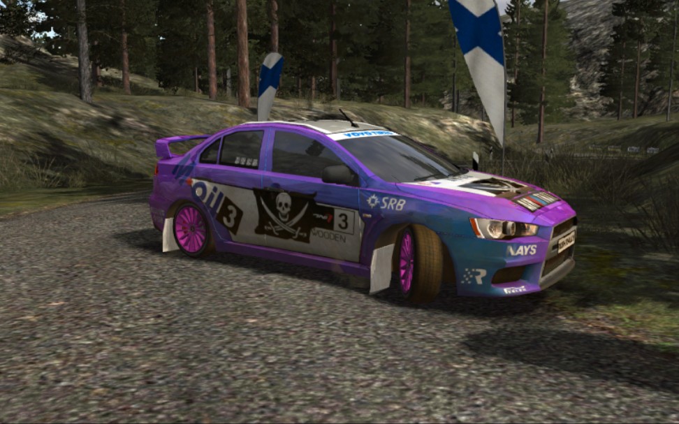 久违的跑圈「拉力赛车3」