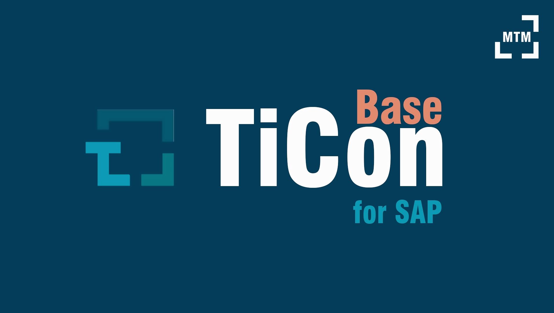 在sap中建立mtm分析的ticon base模块