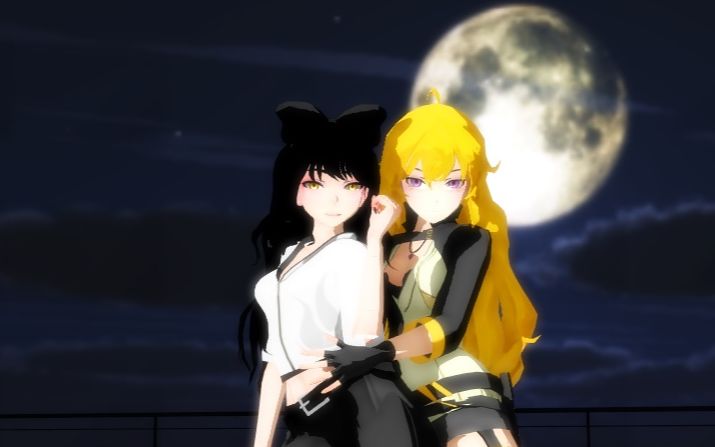 [图]【RWBY/MMD】Black与Yang的危险派对（黑黄）