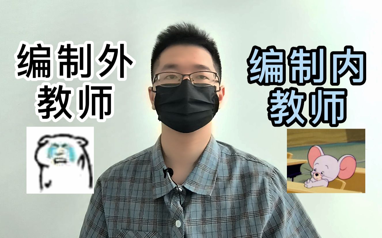 【编制内教师】vs【编制外教师】,为什么差别这么大?哔哩哔哩bilibili