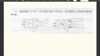 组合逻辑电路的分析-习题9.1（a）（b）