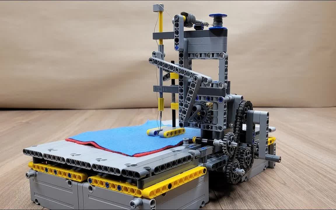 乐高可动缝纫机moc