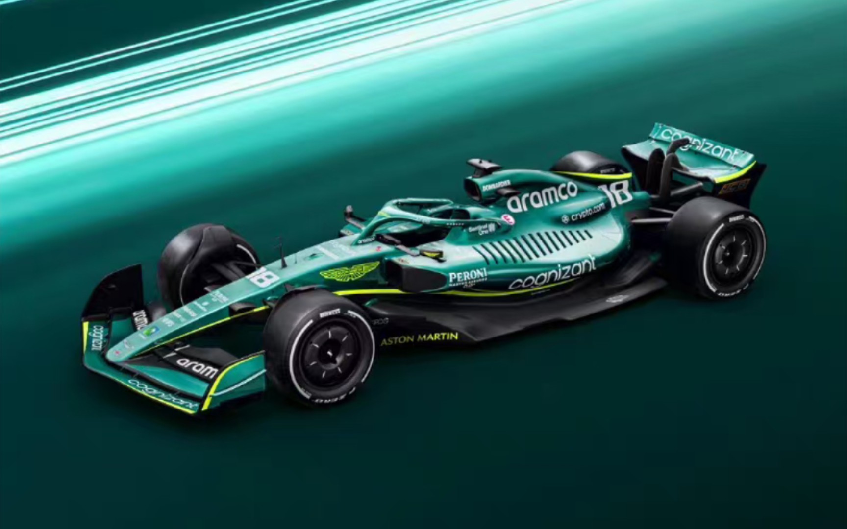 大的来啦!阿斯顿马丁f1车队发布2022赛季战车amr22!