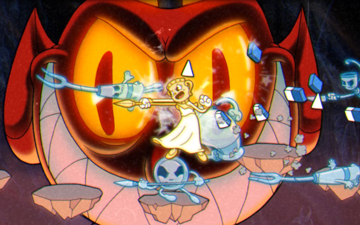 cuphead茶杯头圣杯小姐挑战天翻地覆魔鬼s评价无伤