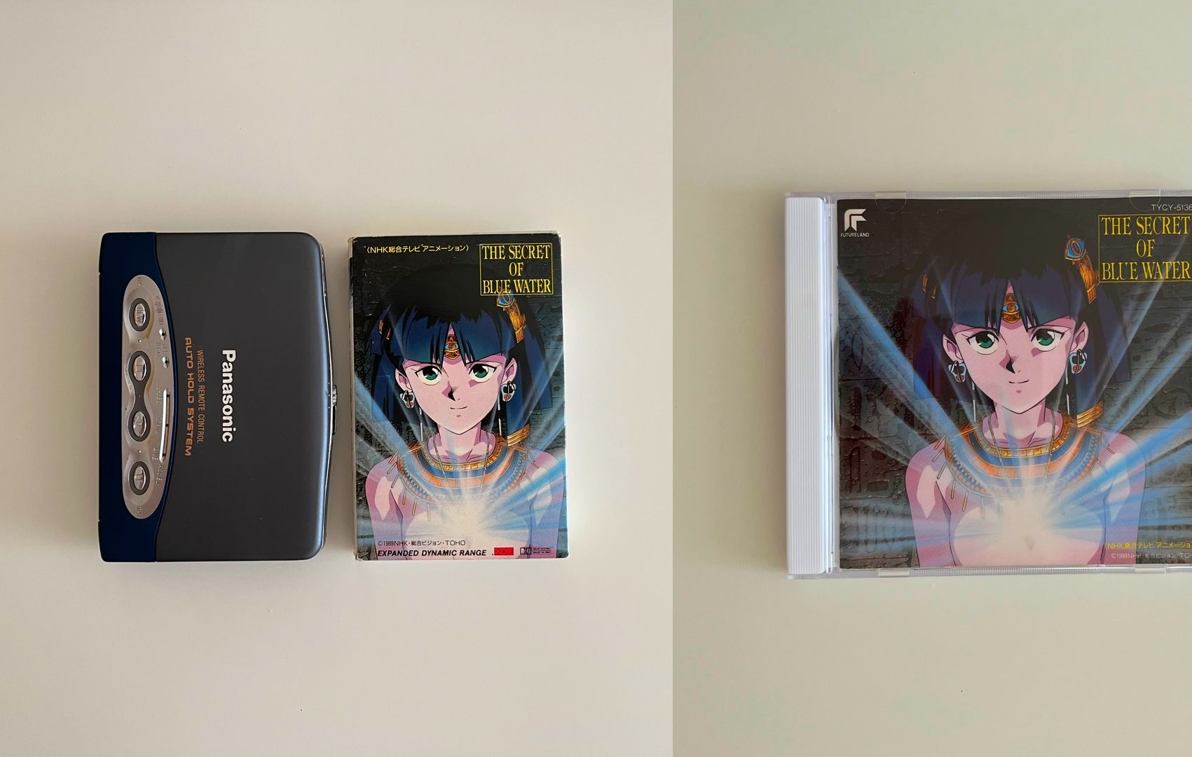 松下磁带机 rq-s95 90 cd 录音对比